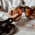 Vergnano eszpresszó kávés csésze + csészealj 75ml, matt fekete