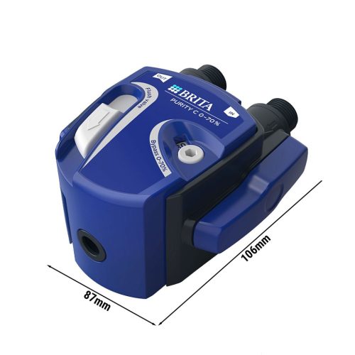 Brita PURITY C szűrőfej 0-70% állítható bypass, fali konzollal