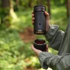 Outin Fino hordozható, elektromos kávéőrlő, fekete