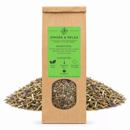 Ginger & Relax gyömbéres herbatea keverék 50g