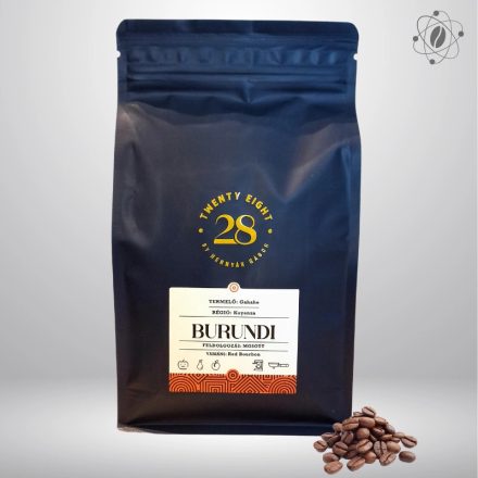 Twenty Eight - Burundi Gahahe Speciality szemes kávé 250g (espresso profil)