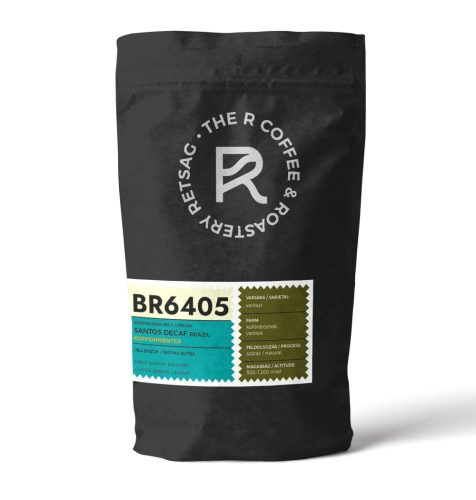 R COFFEE Brazil Santos Decaf - koffeinmentes szemes kávé 250gr