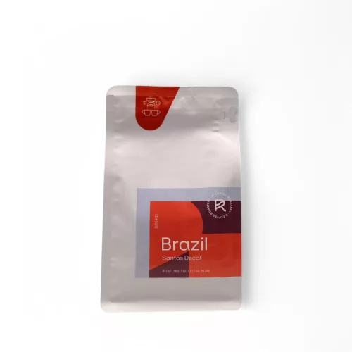 R COFFEE Brazil Santos Decaf - koffeinmentes szemes kávé 250gr