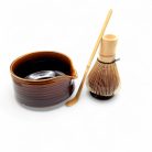 Shizuku Matcha készítő készlet 4db-os, barna