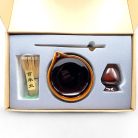 Shizuku Matcha készítő készlet 4db-os, barna