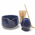 Shizuku Matcha készítő készlet 4db-os, kék