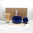 Shizuku Matcha készítő készlet 4db-os, kék