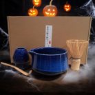 Shizuku Matcha készítő készlet 4db-os, kék