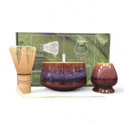 Maru Matcha készítő készlet 4db-os, barna