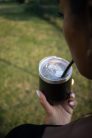 Un Mate NEGRO Yerba Maté szett 