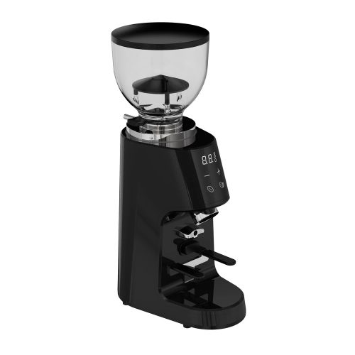 AVX CG301 Plasma 64mm síktárcsás kávéőrlő pumpás babtartállyal, fekete