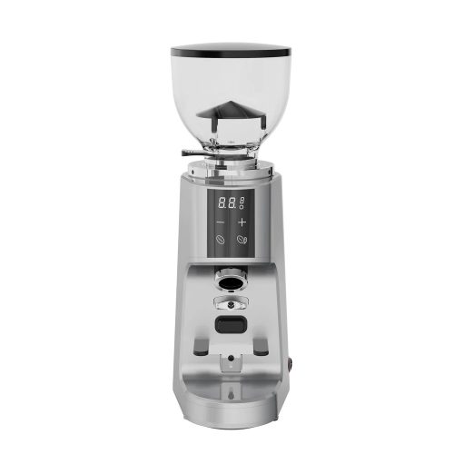 AVX CG301 Plasma 64mm síktárcsás kávéőrlő pumpás babtartállyal, ezüst
