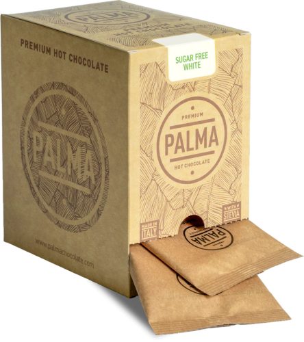 Palma forró csokoládé - Cukormentes Fehér csoki 20x25g