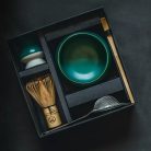M Matcha készítő szett  díszdobozban - zöld