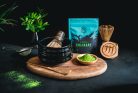 M Matcha készítő szett  díszdobozban - fekete