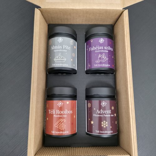 Téli teaválogatás adjándék dobozban