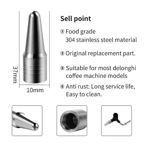 Delonghi Dedica Saválló gőzcső