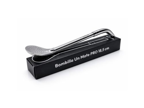 Un Mate PRO Bombilla 18,5 cm, rozsdamentes acél