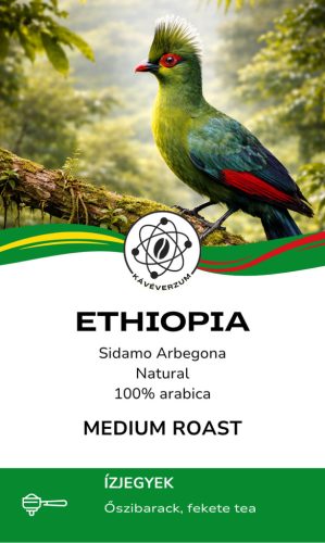 Ethiopia Sidamo Arbegona szemes speciality kávé 250g 