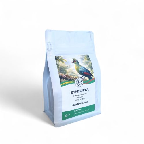 Ethiopia Sidamo Arbegona szemes speciality kávé 250g - TESZT PÖRKÖLÉS