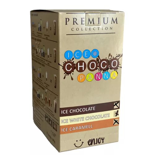 CHOCO PANNA  Ice Chocolate jeges csokoládé italpor válogatás 3 ízben, 20×30g