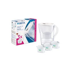   Brita Marella 2,4L fehér vízszűrő kancsó + 3db Brita Pro Prue szűrőpatron