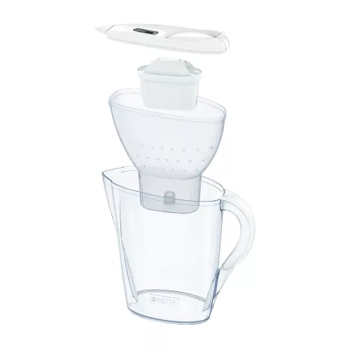 Brita Marella 2,4L fehér vízszűrő kancsó + 3db Brita Pro Prue szűrőpatron