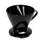 Melitta 1x4 műanyag dripper, csepegtetős kávékészítő, fekete