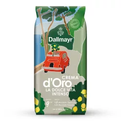   Dallmayr Crema d’Oro La Dolce Vita Intenso szemes kávé, 1kg – limitált nyári kiadás