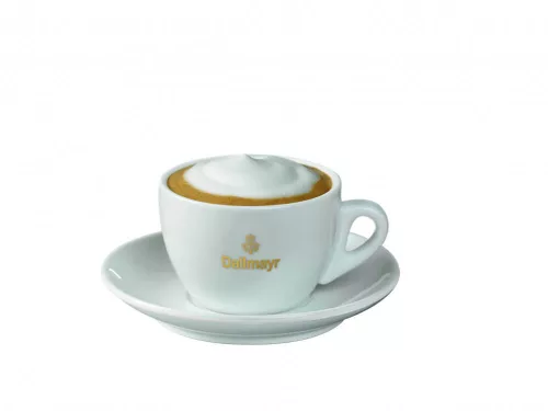 Dallmayr Cappuccino csésze + alátét 190ml, fehér 