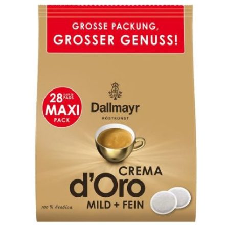 Dallmayr Crema d'Oro M+F Maxi kávépárna 28 db 