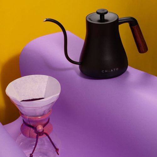 CHiATO FlowPlay elektromos, hőfokszabályzós, hattyúnyakú vízforraló kanna 0,6L