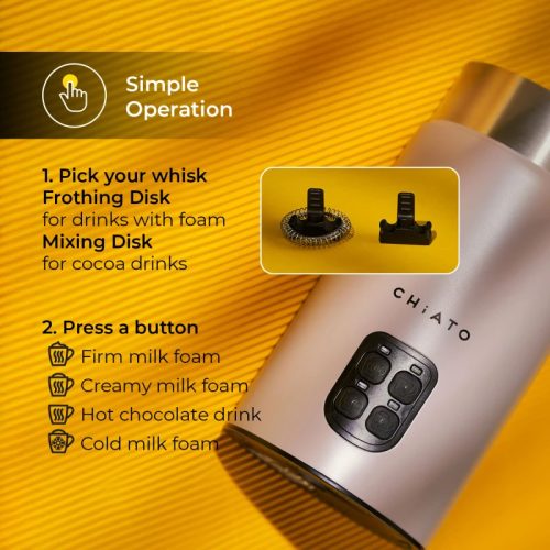 CHiATO milkPLAY automata tejhabosító, krém