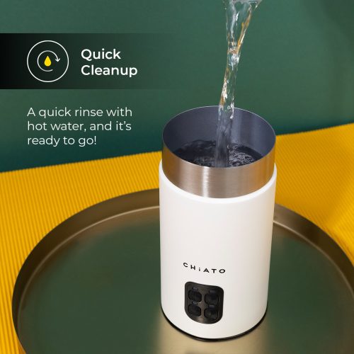 CHiATO milkPLAY automata tejhabosító, fehér