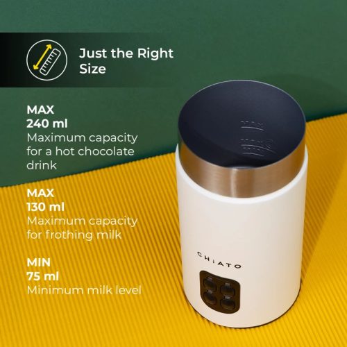 CHiATO milkPLAY automata tejhabosító, fehér