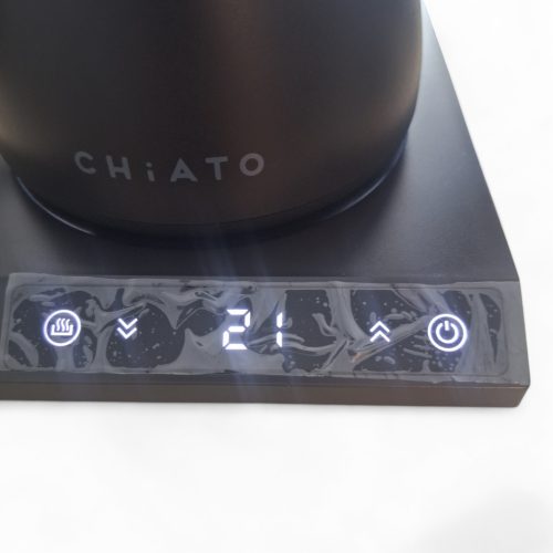 CHiATO FlowPlay elektromos, hőfokszabályzós, hattyúnyakú vízforraló kanna 0,6L - fehér