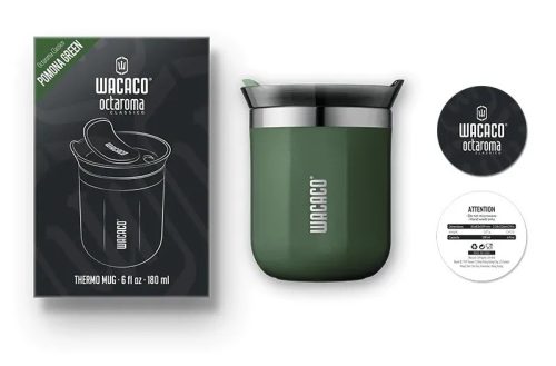 Wacaco Octaroma Classico termobögre 180ml, Ponoma zöld