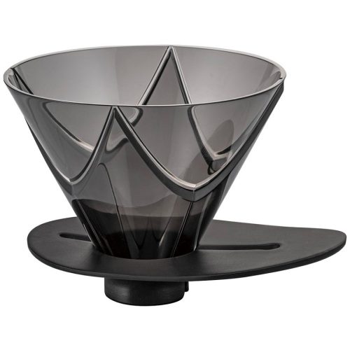 Hario V60-02 MUGEN One Pour Dripper, műanyag, fekete