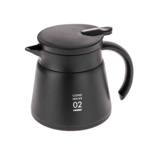 Hario hőtartó rozsdamentes server V60-02, 600 ml, fekete