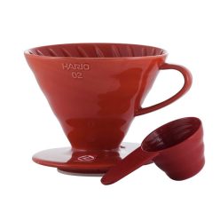 Hario V60-02 kerámia dripper, piros
