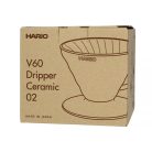 Hario V60-02 Dripper, kerámia, fekete