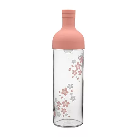 Hario Aya Cherry Blossom hidegáztatásos teakészítő palack, 750 ml pink