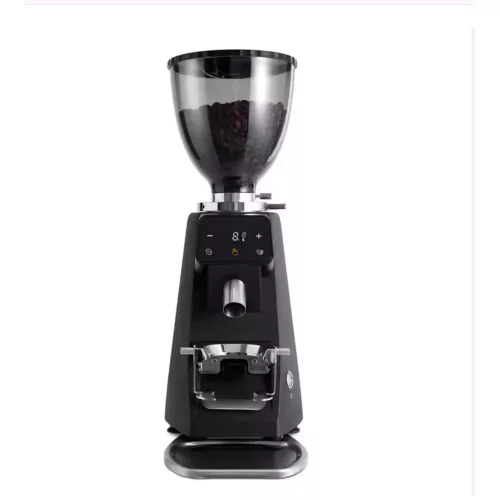 AVX CG305 Plasma 64mm Titanium síktárcsás kávéőrlő pumpás babtartállyal, fekete