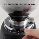 AVX CG305 Plasma 64mm Titanium síktárcsás kávéőrlő pumpás babtartállyal, fekete
