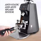 AVX CG305 Plasma 64mm Titanium síktárcsás kávéőrlő pumpás babtartállyal, fekete
