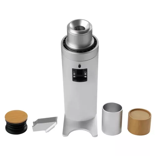 DC63 Single dose conical red burrs, ezüst