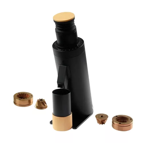 DC63 Single dose conical red burrs, fekete