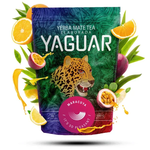 Yaguar Maracuja ízesített Yerba Maté Tea 500g