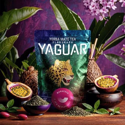 Yaguar Maracuja ízesített Yerba Maté Tea 500g