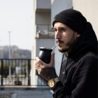 Un Mate Acero Yerba Maté szett, fekete